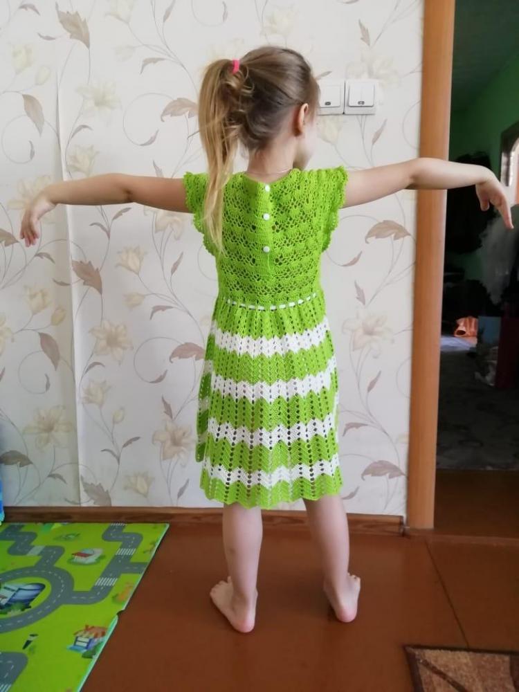 Детское платье спицами Talene - webmaster-korolev.ru