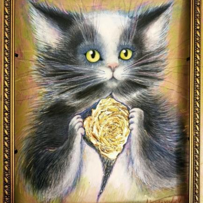 Интерьерная картина "Котик"