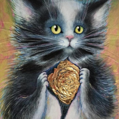 Интерьерная картина "Котик"