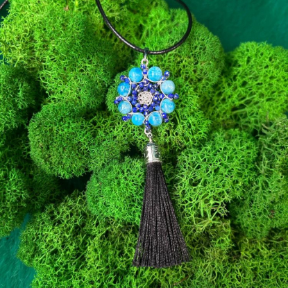 Мандала из Лазурита и Апатита