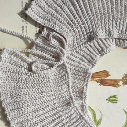 Вязаный воротничок