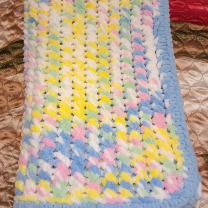 Вязаный плед