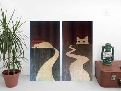 Картины "Два кота"