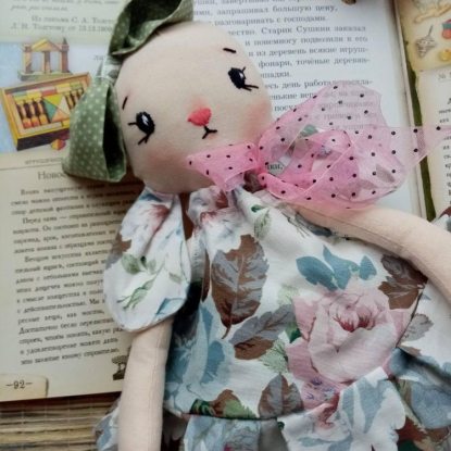 Интерьерная кукла "Зайка"