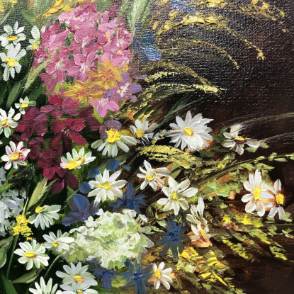 Картина "Букет полевых цветов"