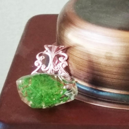 Перстень "Розовая зелень"