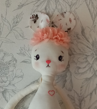 Интерьерная кукла "Зайка"