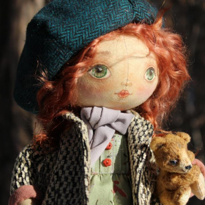 Текстильная кукла "Элис"
