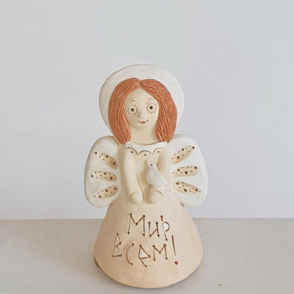 Глиняная игрушка "Ангелочек"