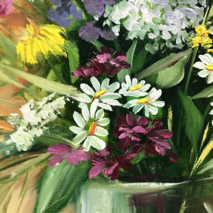 Картина "Букет полевых цветов"