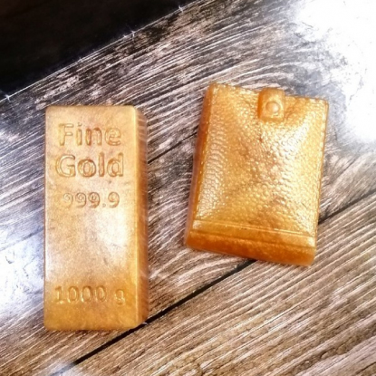 Мыло "Слиток золота и портмоне"