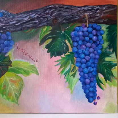 Картина "Гроздь винограда"