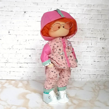 Интерьерная текстильная кукла