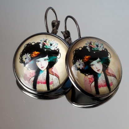 Серьги "Дама"