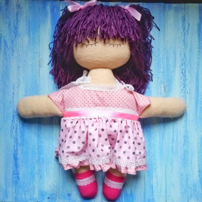 Текстильная кукла-сплюшка