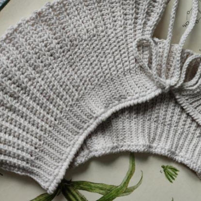 Вязаный воротничок