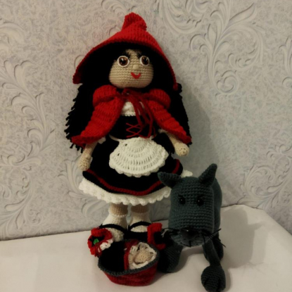 Кукла "Красная шапочка и Серый волк"