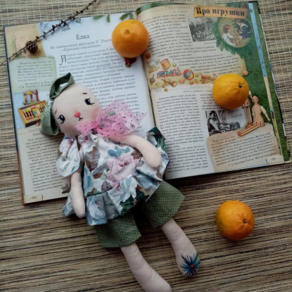 Интерьерная кукла "Зайка"
