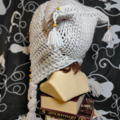 Шапка-капор "Be happy"