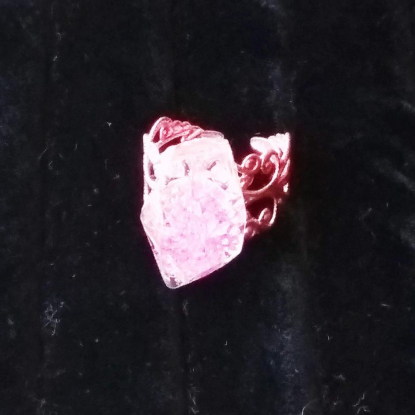 Перстень розовый