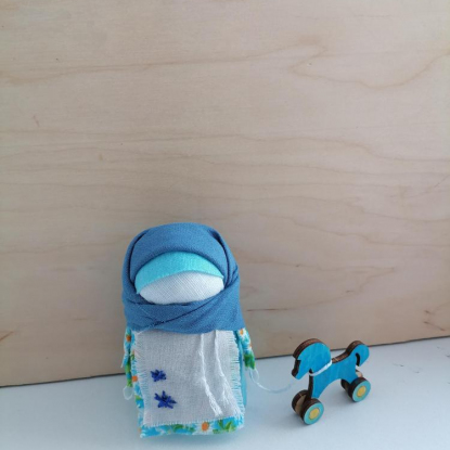 Мотанка зерновушка с лошадкой