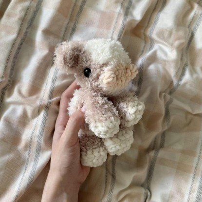 Игрушка "Пушистая коровка"