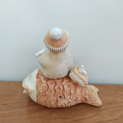 Глиняная игрушка "Чудо-рыба-кит"