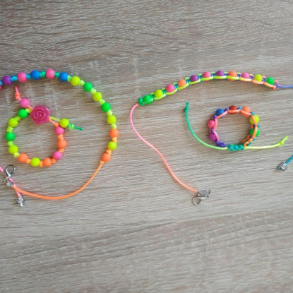 Комплект браслет и ожерелье для игрушки
