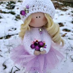 Интерьерная кукла Снежинка