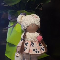 Текстильная кукла Маша