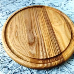 Деревянная тарелка Круг